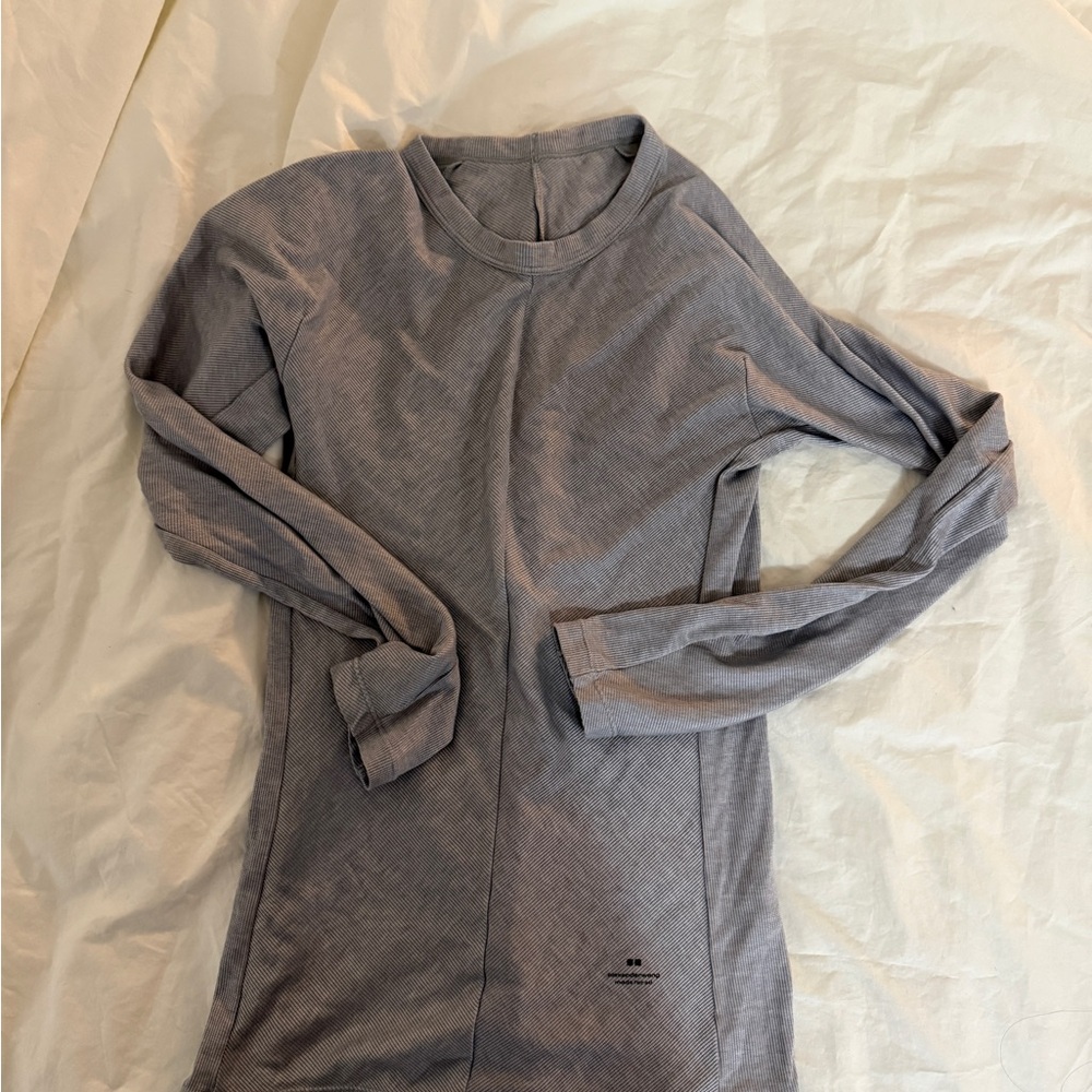 Uniqlo x alexander wang Gray heat tech Long Sleeve Tee